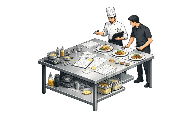 Culinary expert & professional kitchen staff